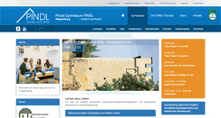 Desktop Screenshot of gymnasium-pindl.de