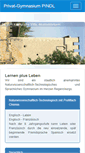 Mobile Screenshot of gymnasium-pindl.de